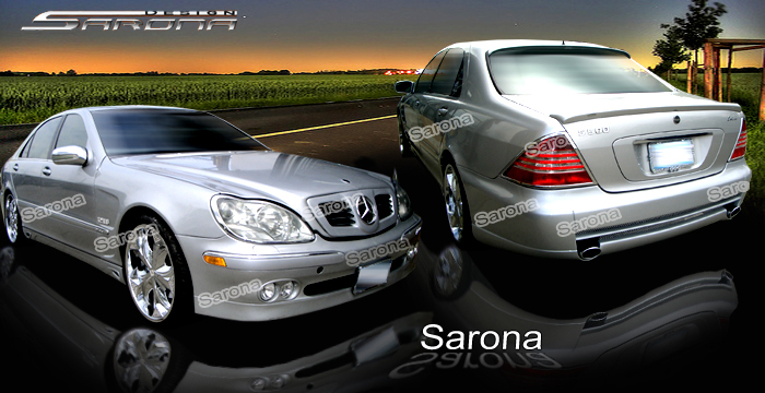 Custom Mercedes S Class  Sedan Body Kit (2000 - 2006) - $1690.00 (Manufacturer Sarona, Part #MB-035-KT)